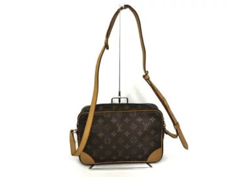 Louis Vuitton Trocadero Canvas Shoulder Bag Monogram Brown